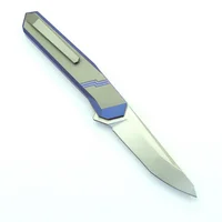 BEKETEN Original King Kong Folding Knife M390 Blade Titanium Handle Outdoor Hunting Camp Survive Kitchen Fruit Pocket EDC Tools 2