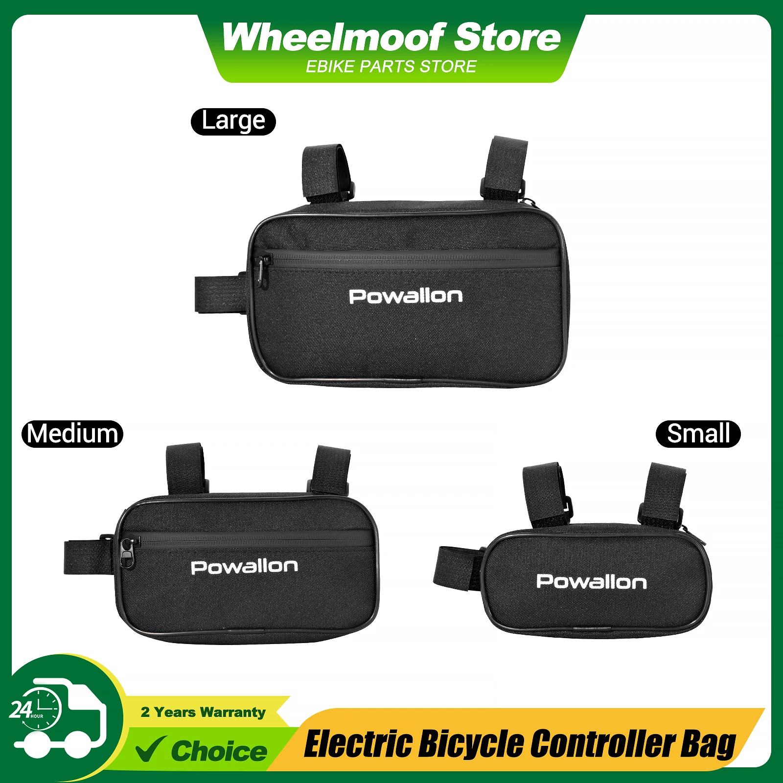 Durable Waterproof E-Bike Controller Bag with Independent Pocket for Commuting and Long-Distance Riding