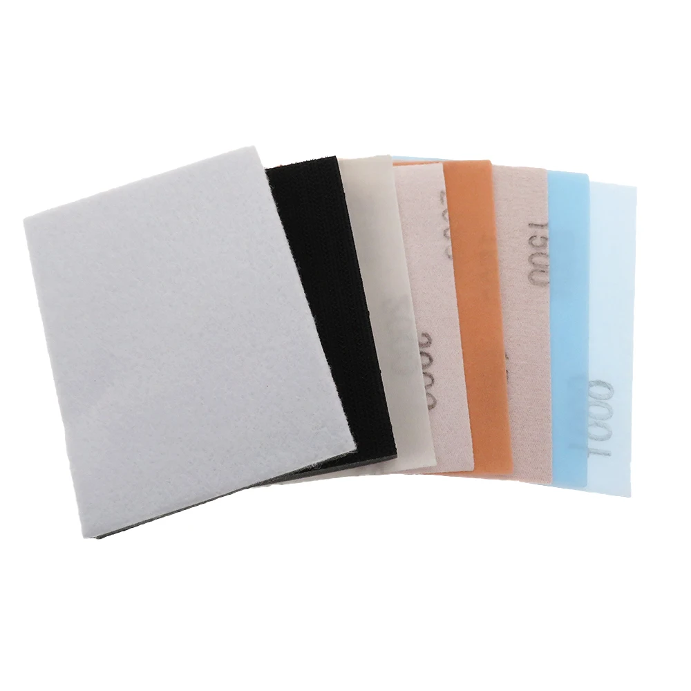 Sanding Discs Sandpaper Set Polish Sand Paper Mini Sandpaper Kit 75x100mm Superfine Polishing Sandpaper 17pcs FV Sanding Disc Kit Soft Polish 1000 to 2000 Grit for Automotive Paint Sanding