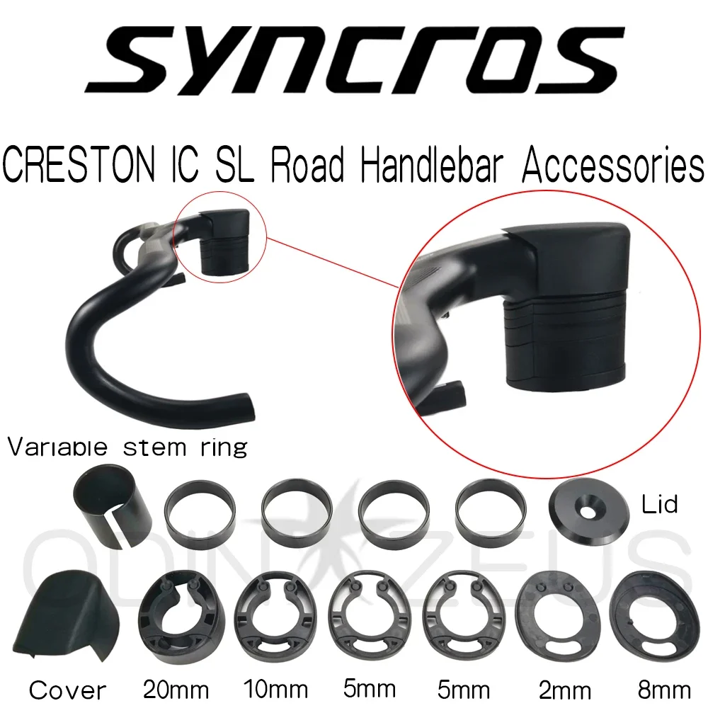 맞춤형 SYN Creston IC 1:1 통합 케이블 핸들바, 도로 자전거 스톱워치, 가민 브래킷, 컴퓨터 스탠드, 자전거 액세서리