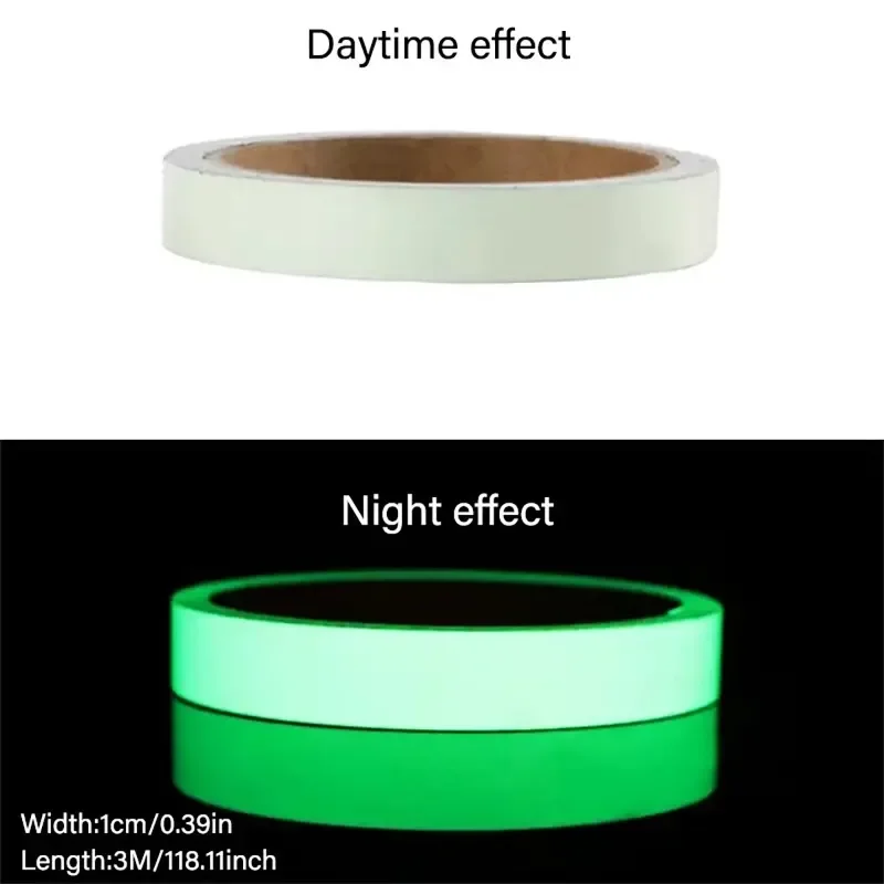 Self-adhesive Luminous Fluorescent Safety Tape for DIY Decorative Stage Stair Warning