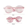 Doll Accessory Transparent Plastic Glasses Transparent Candy Color Round Transparent Glasses 6.5CM 9CM Miniature 2