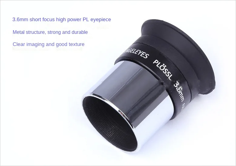 PL3.6mm 1.25 Inches 31.7mm Telescope Eyepiece Plossl Fully Coated Metal Ocular Thread for Astrophotography 4