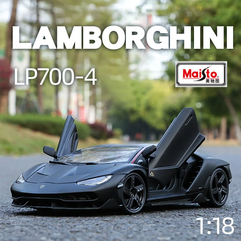 

Maisto 1/18 Large Lamborghini Centenario LP770-4 Coupe Alloy Model Car Collectible Iron Diecast Toy Car Simulation Boy Toy Gift