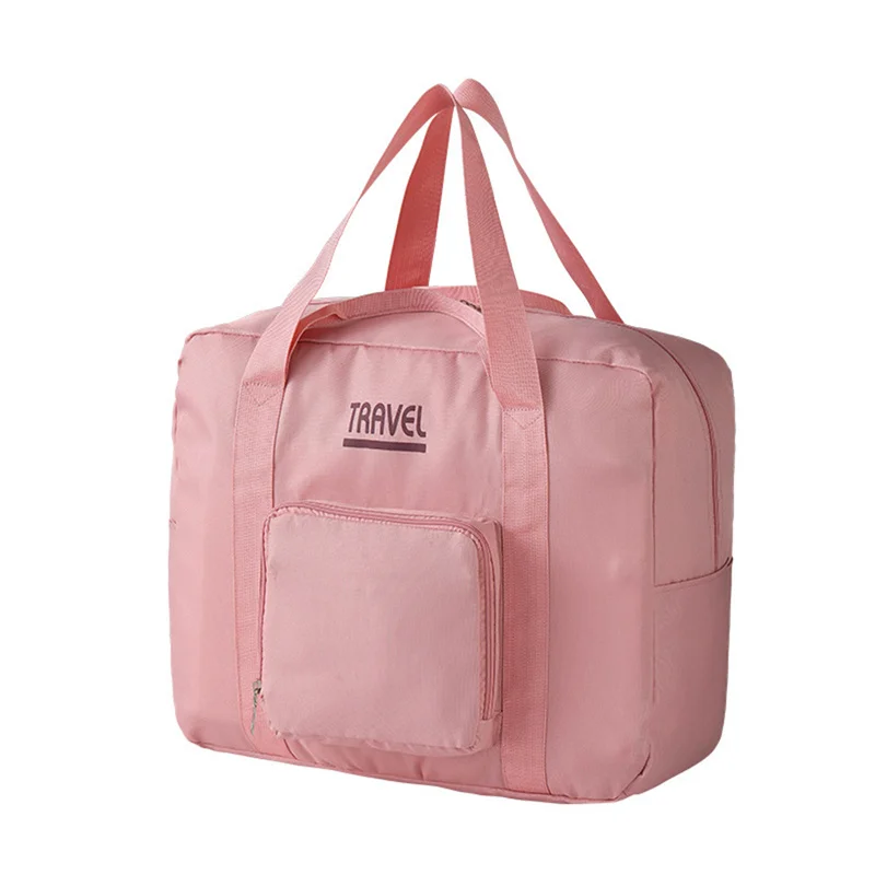 JIELISI Sac de voyage pliable de grande capacité, sac de rangement portable,  sac de voyage pliable, sac de voyage imperméable en tissu Oxford pour le  shopping, le sport, la gym, les voyages