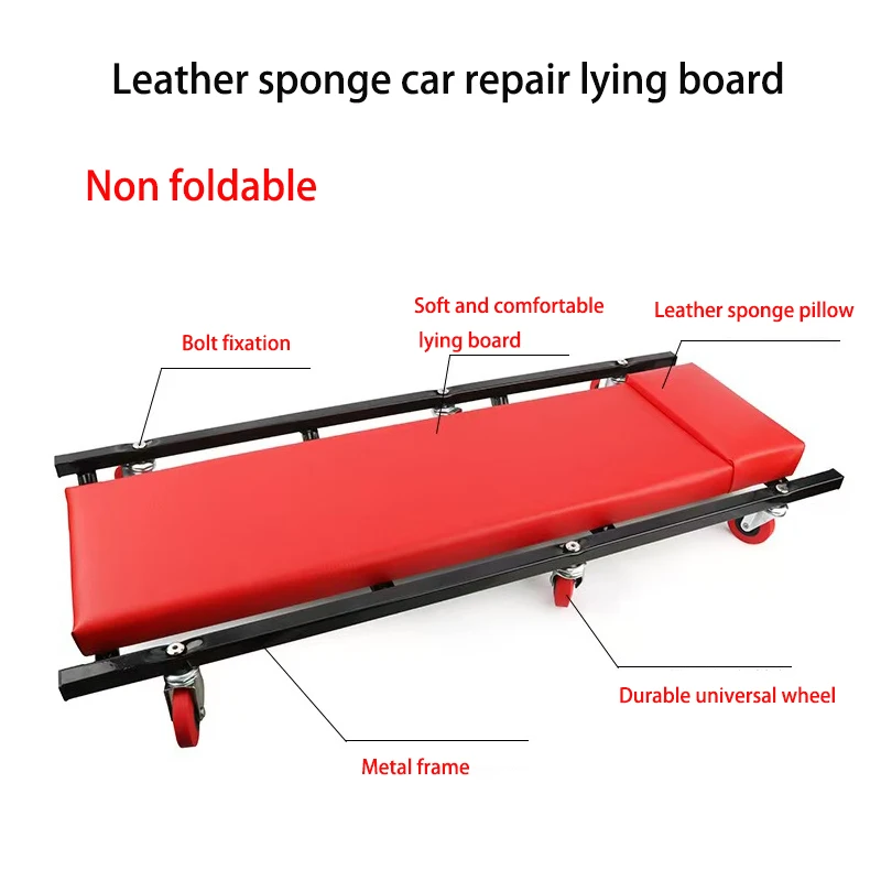 36 Inch Non Foldable Thickened Car Repair Lying Board Skateboard Repair Car Sleeping Board Maintenance Tool Lying