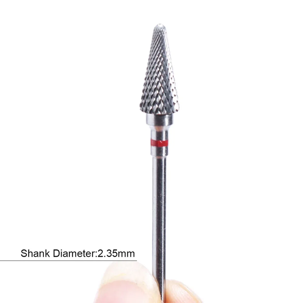 1pc Nail Drill Bit Carbide Milling Cutter for Manicure Nail Polish Equipment Gel UV Gel Accessory Tools 5