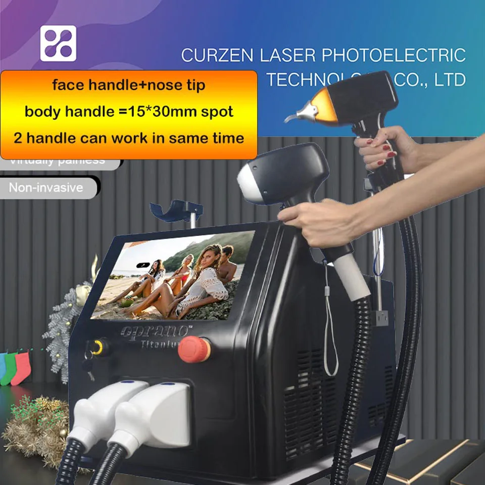 Diode Hair Removal Machine 808 2023 Professional Ice Titanium Facial