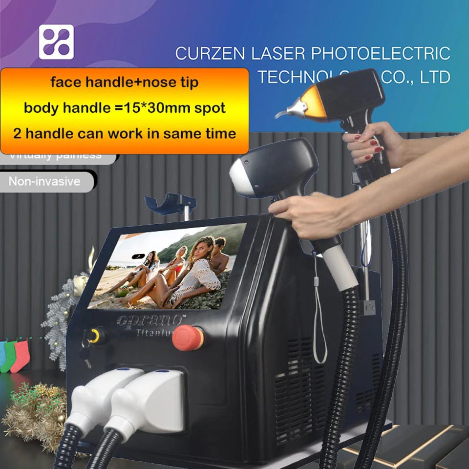 Diode Hair Removal Machine 808 2023 Professional Ice Titanium Facial