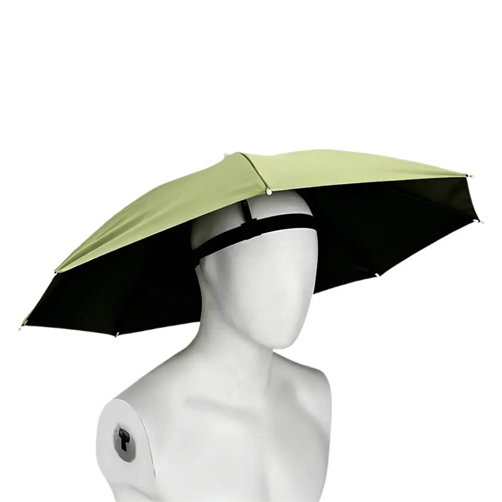 Foldable Waterproof UV Sunshade Hat - Portable Hands-Free Umbrella