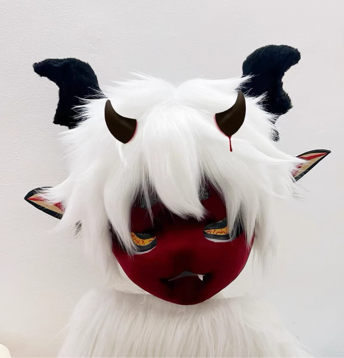 

Fursuit Kigurumi Headsets Custom Made Furry Cat Doll Demon costumes Animal Heads Wearable Kig Headsets Animal Costume Cosplay