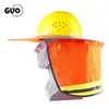 Reflective Sun Shade For Construction Safety Hard Hat (Hard Hat Not Included) Neck Shield For Helmets Reflective Stripe 6