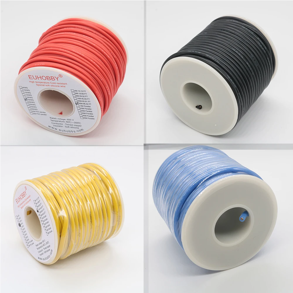 

Провод из мягкой силиконовой луженой меди, 30 м, 18awg