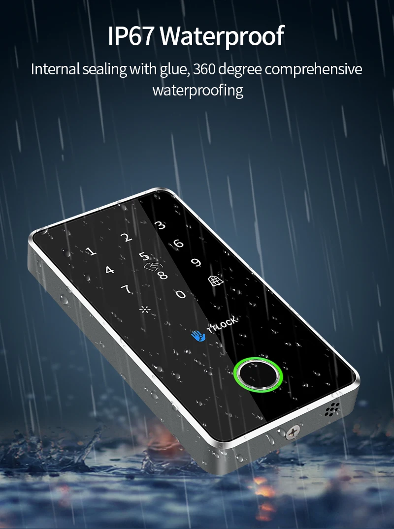 TTLock APP Remote Control Standalone Metal Access Controller Reader Support Fing