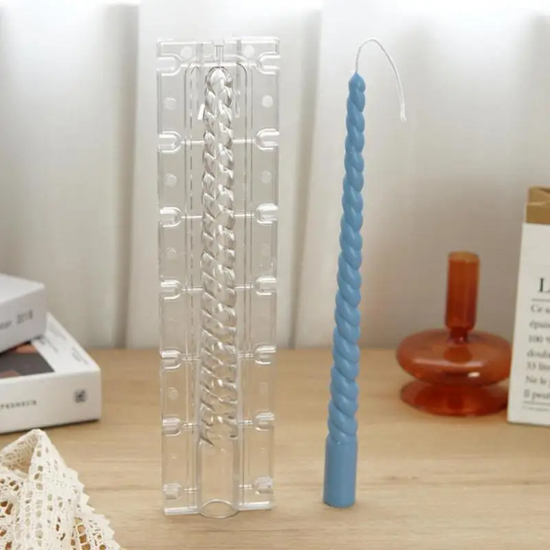 Spiral Taper Candle Mold for Creative Candle Making