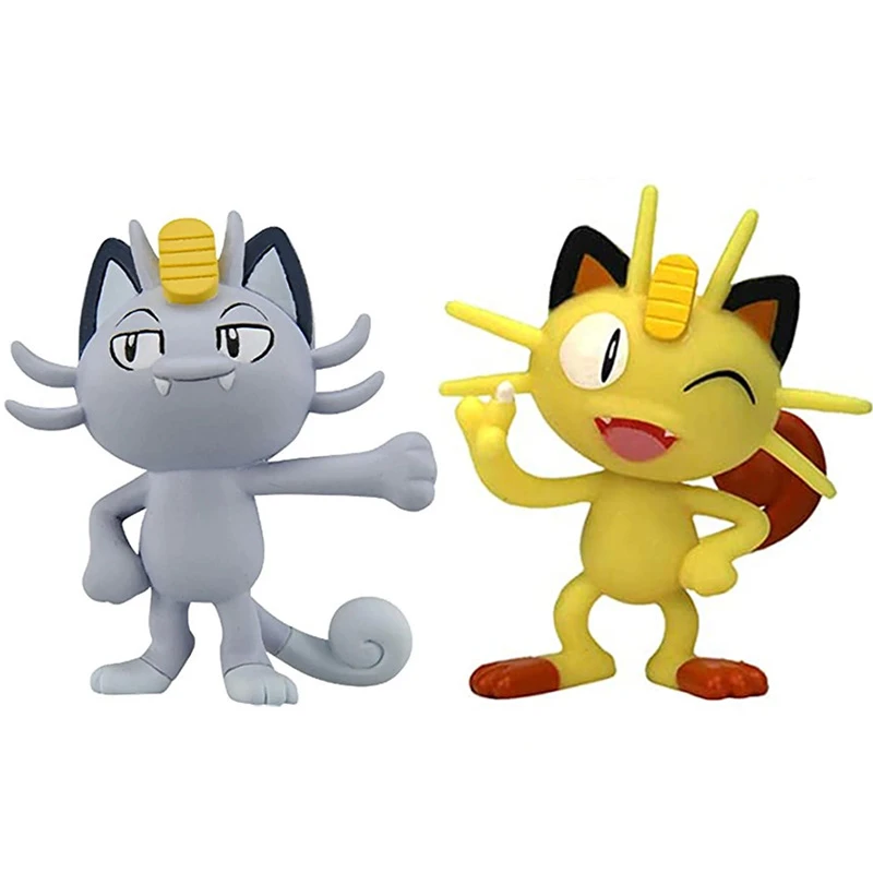 4cm Meowth Pokemon Action Figure Dolls Toys Pokemon Battle Meowth Anime  Figures Collection - Action Figures - AliExpress