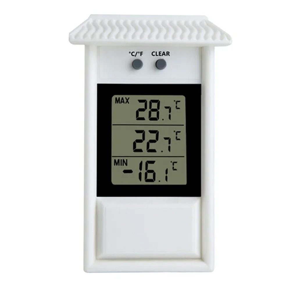 Waterproof Digital LCD Thermometer with Max-Min Display