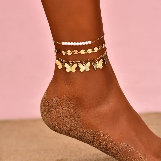 Amazon.com: Women Anklet Ankle Bracelet Foot Chain- Girl Jewelry Female  Foot Chain 26 Letters Zircon Double Layer Anklet Jewelry Anklet 26 Initial Anklet  Bracelets for Women Letters Anklet (V, One Size) :
