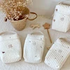 Embroidered Mommy Bag Hangable Stroller Zipper Portable Diaper Wet Bag Storage Bag 1