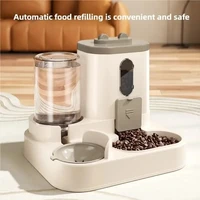 Dog & Cat Automatic Feeder & Waterer Set: Gravity Design, Leak-Proof, Spill-Proof, Anti-Slip, Easy to Clean, Built-In Food Bowl 2