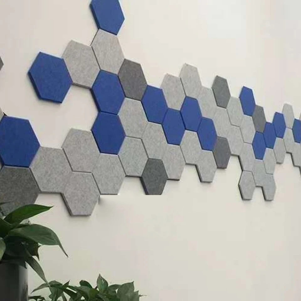 Фетровые наклейки на стену шестигранная пробковая доска для детского сада