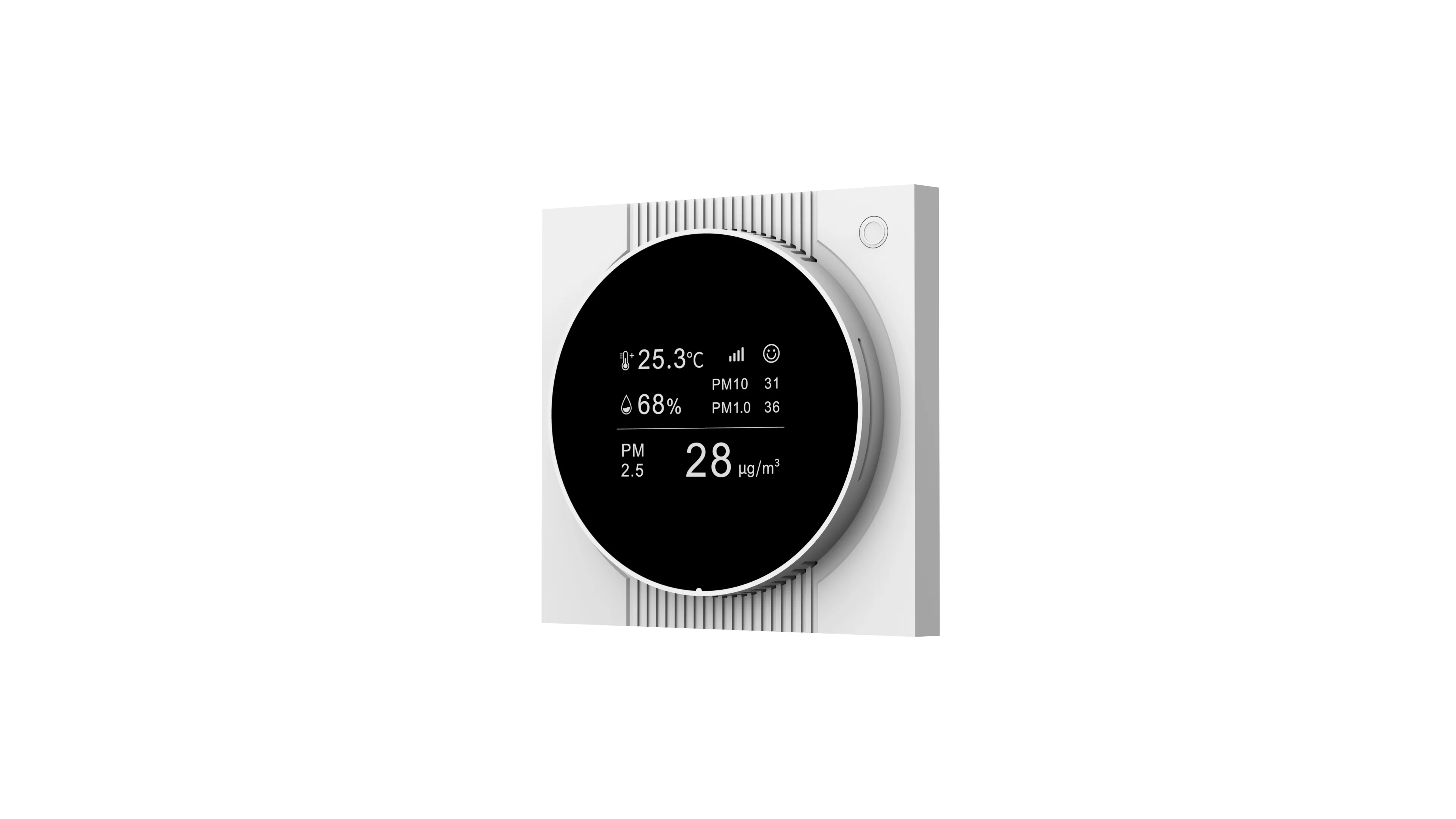 9 in 1 지그비 실내 공기질 센서 실내 온도 습도 CO2/TVOC/PM2.5/PM1.0/PM10/HCHO/조도 감지