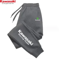 Matériel multicolore de pantalons de mode de sport et de loisirs Kawasaki : pantalons de sport, pantalons sanitaires et pantalons de fitness en coton d'hiver 4