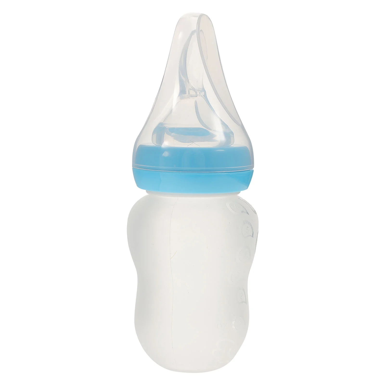 

180 Ml Rice Cereal Bottle Baby Squeezing Feeding Tableware Tool Wide Mouth Infant Feeder Silica Gel