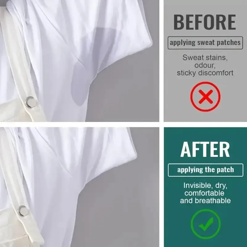 Unisex Disposable Sweat Pads Summer Anti Perspiration Underarm Absorb Useful Shield 10/200pcs