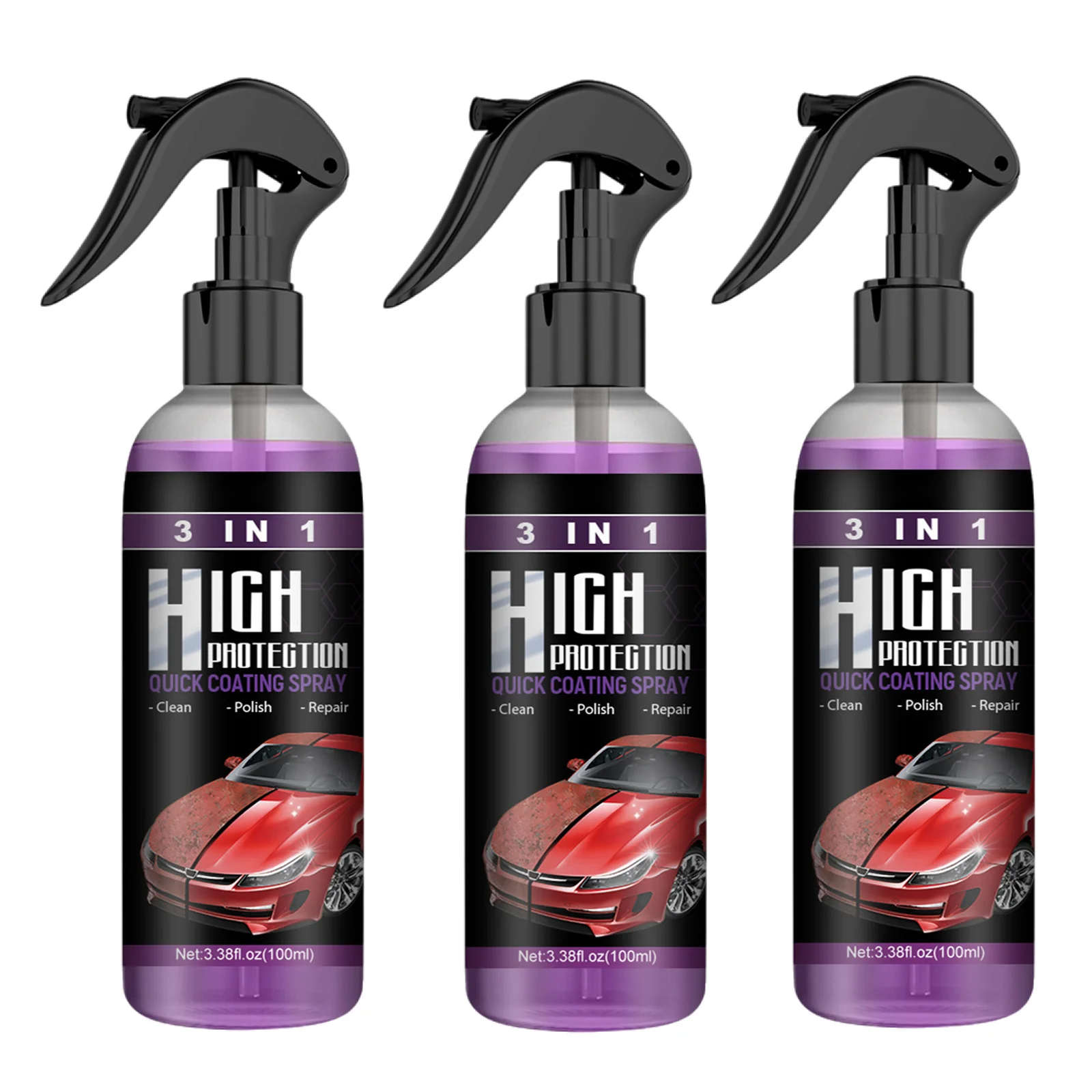 Cars Ceramic Coating 3 In 1 Quick Coating vehicle Polishing