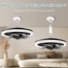 Modern E27 Ceiling Fans Light LED Remote Control Dimmable Quiet Ceiling Fan with Light for Home Kitchen Room 5