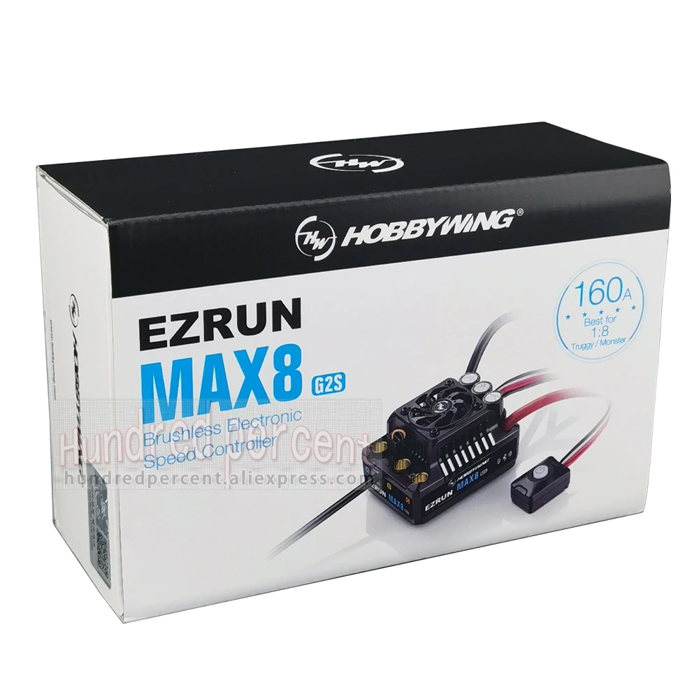 1/8 GT8LE CastleモーターHobbywing MAX8 爆速❗️ HobbyWing Ezrun MAX8 Brushless Motor 4268SD-2500KV - Hub Hobby