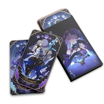PCS-14 애니메이션 코스프레 혼카이 스타 레일 FABLE OF STARS 타로 보드 게임 소품, 카드 놀이, 3 월 7 일 브론야 단 헨 DIY 액세서리