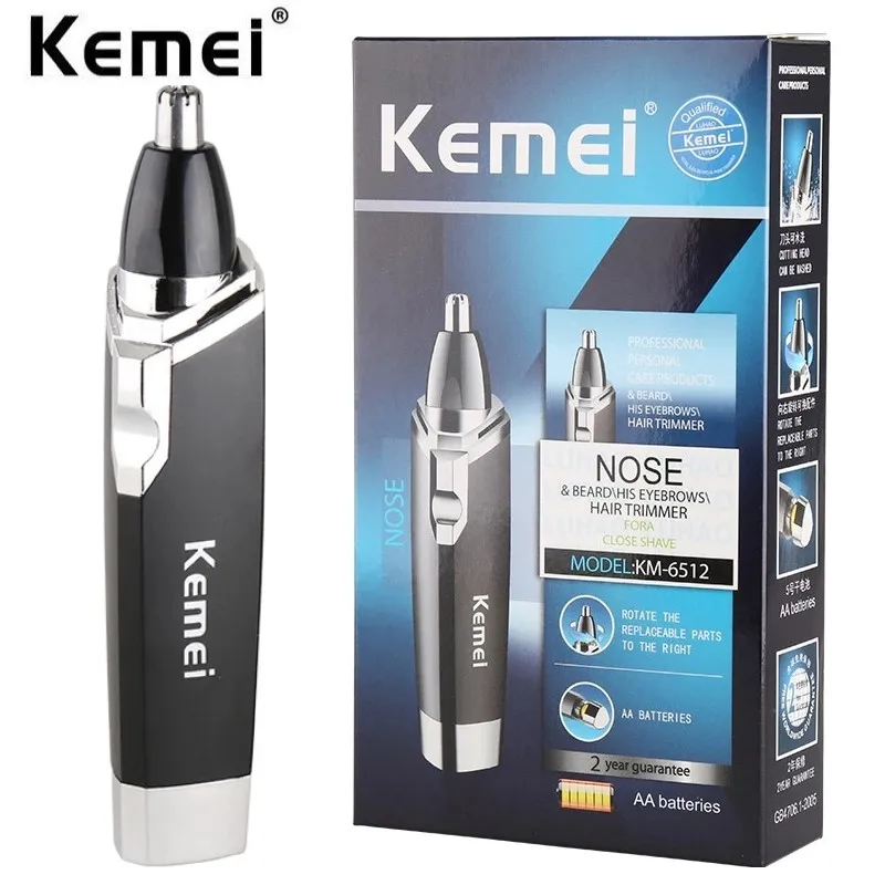 Kemei 코 헤어 트리머 비강 울 구현, 코 헤어 컷, 세척 트리머 클리퍼 및 헤어 면도기 제모기 제거기 