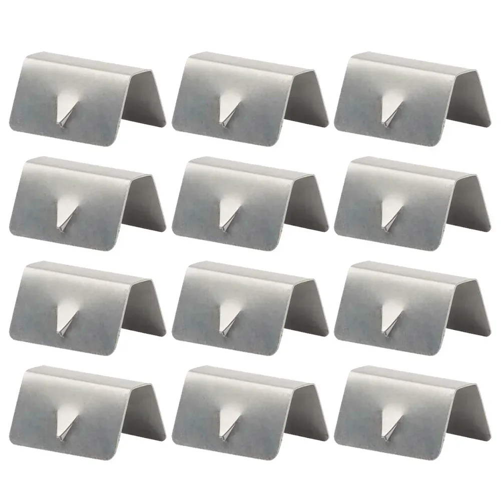8PCS / 12PCS Windshield Rain Shade Slot New Metal Fixing Clip Car Replacement Parts BMW Windshield/rain Brow Clip car windshield clip