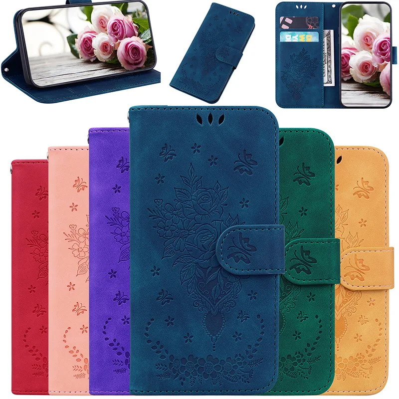 Leather Stand Flip Wallet Phone Case - Versatile and Stylish Cover