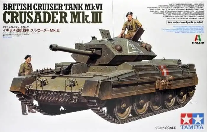 Tamiya 35356 1/35 Kit Modello Wwii British Cruiser Tank Mark Vi Crusader Mk.Iii