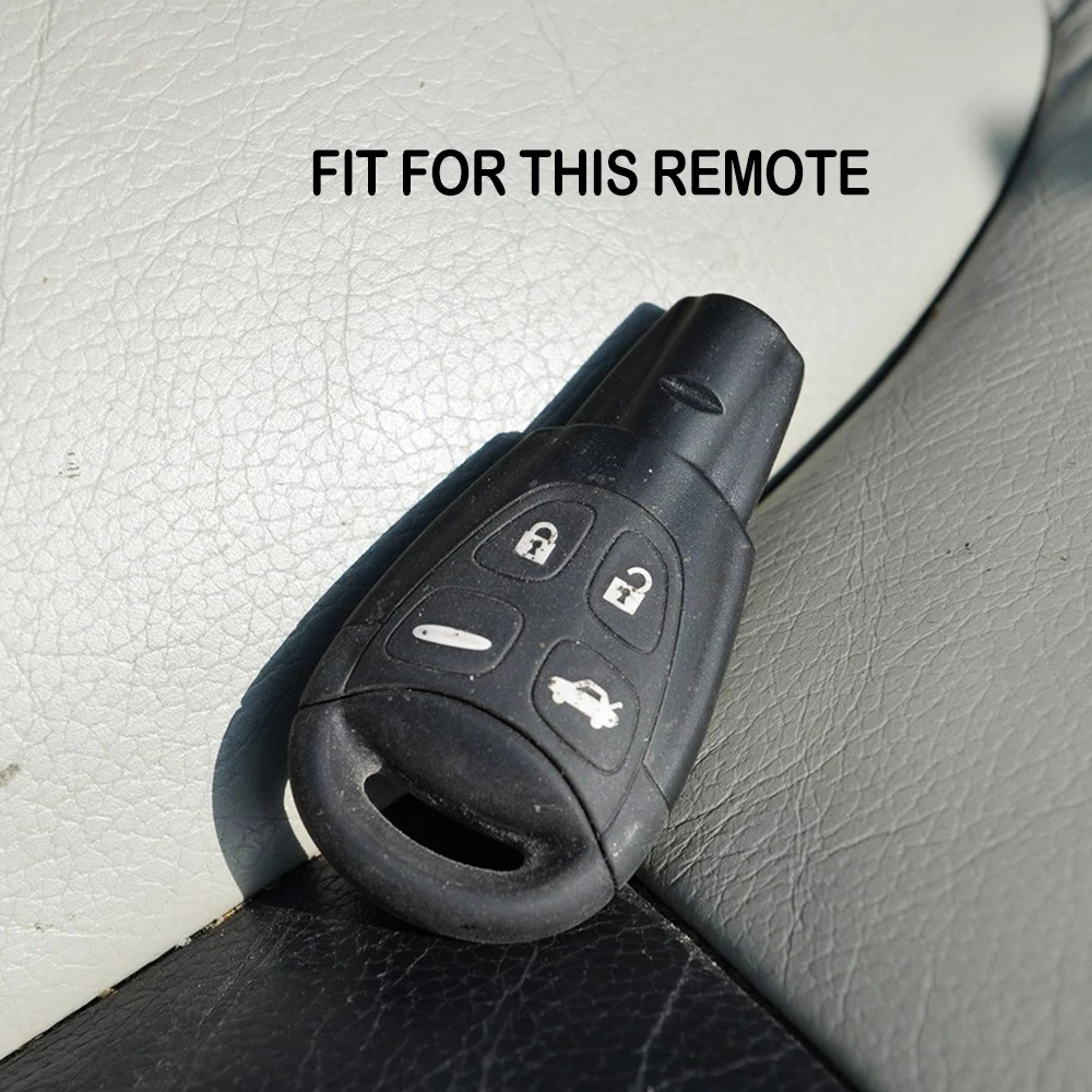 Custodia Portachiavi Auto 4 Pulsanti, Guscio Sostitutivo Per Telecomando Saab 93 95 – Accessorio Resistente E Economico