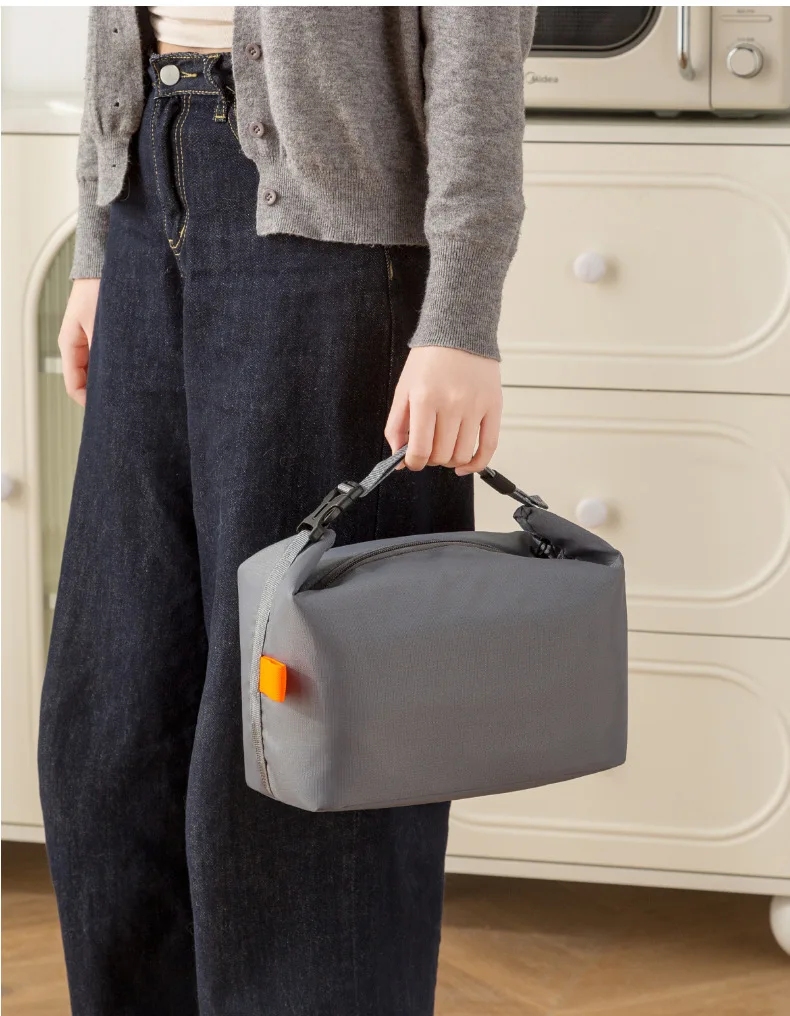 Portable Insulated Lunch and Food Storage Bag with Aluminum Foil Lining
