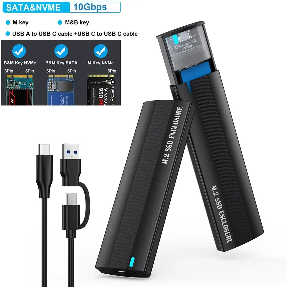 M.2 NVME NGFF  SSD ̽, NGFF SATA ָ Ʈ ̺ Ŭ, USB 3.1, USB C Ÿ  ϵ ̺