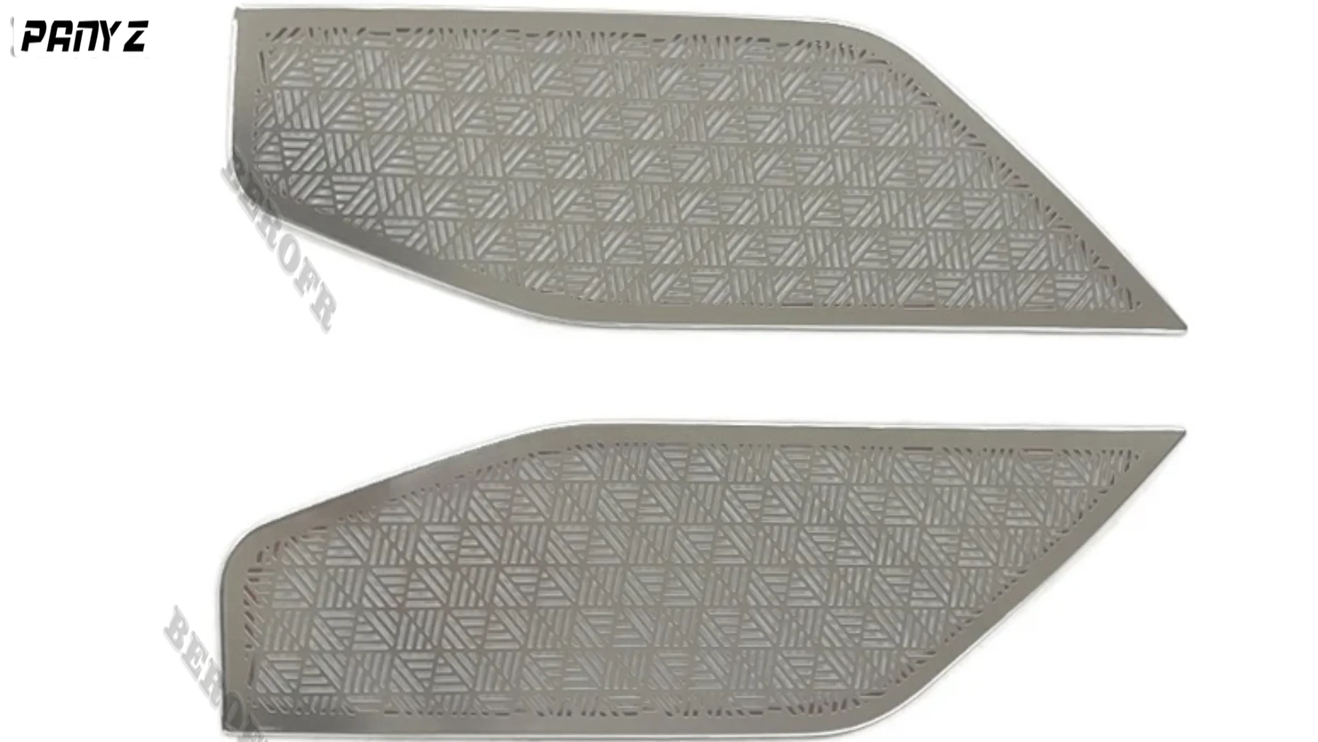 2 PCS Door audio horn cover sliver Dust protection cover for BMW 7 series i7 G70
