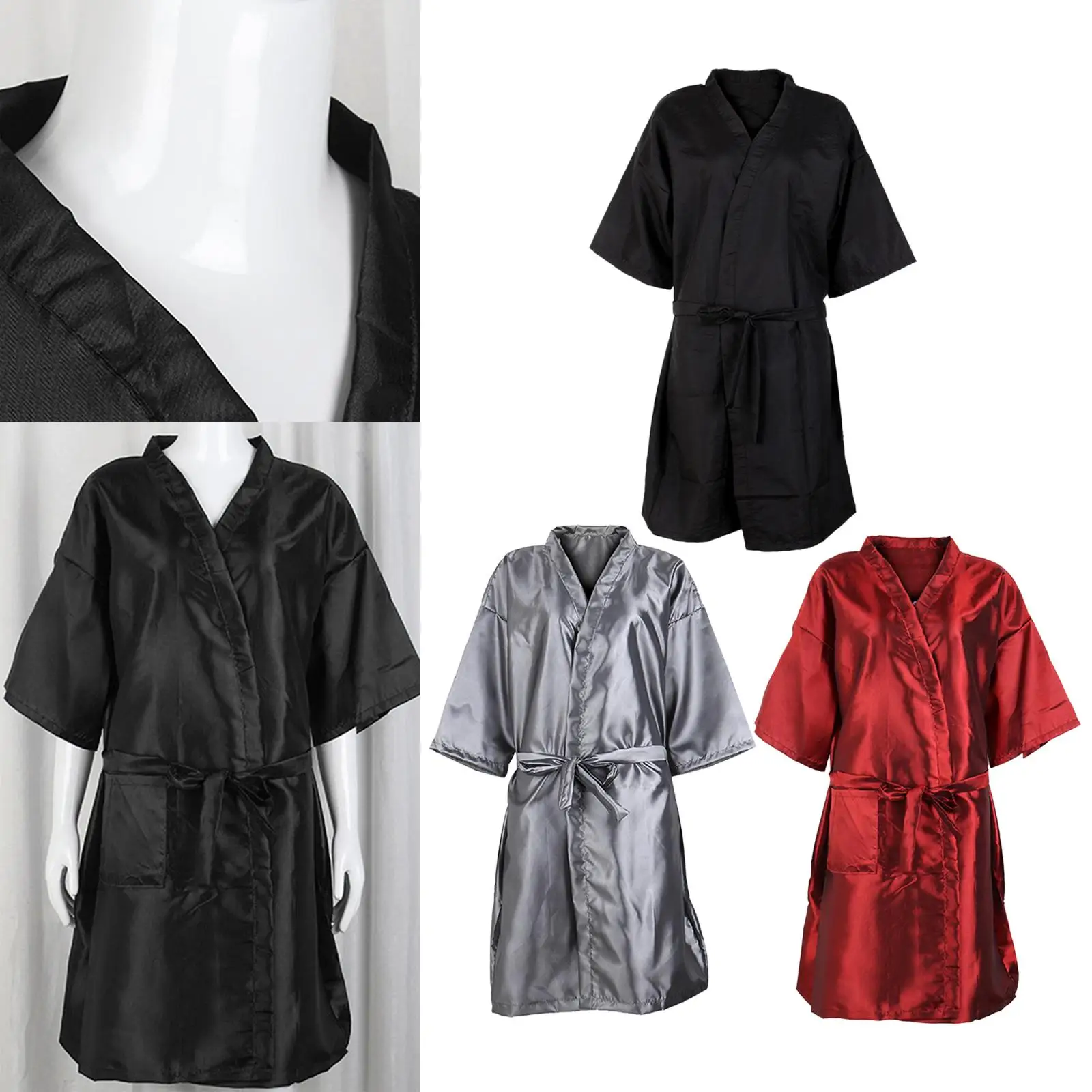 Salon Client Gown Comfortable Women Robe for Beauty Centers Spa Cosmetology 4