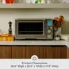 Air Fryer Pro, Smart Oven, Small Electric Countertop Oven, Air Fryer Toaster Oven Combo 6