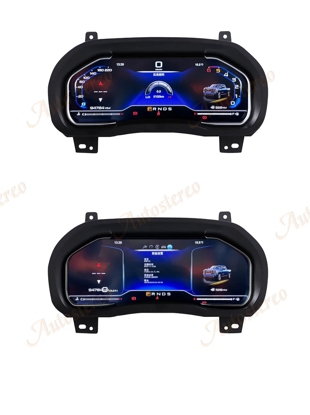 Car Radio Digital Odometer Carplay Android 13 for Chevrolet Silverado GMC Tahoe