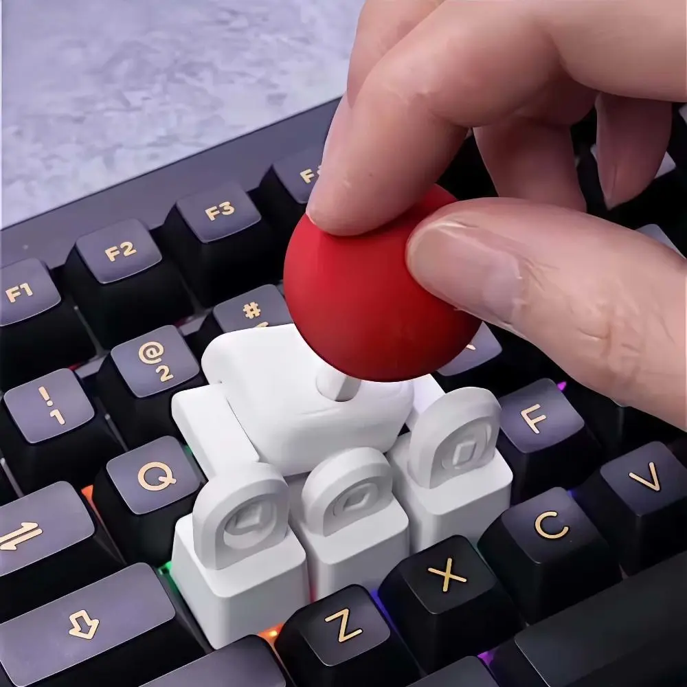 특수 그립 3D 프린트 키보드 조이스틱 시뮬레이션 로커 인체공학적 외부 게임 조이스틱 창의적인 조이스틱 키캡