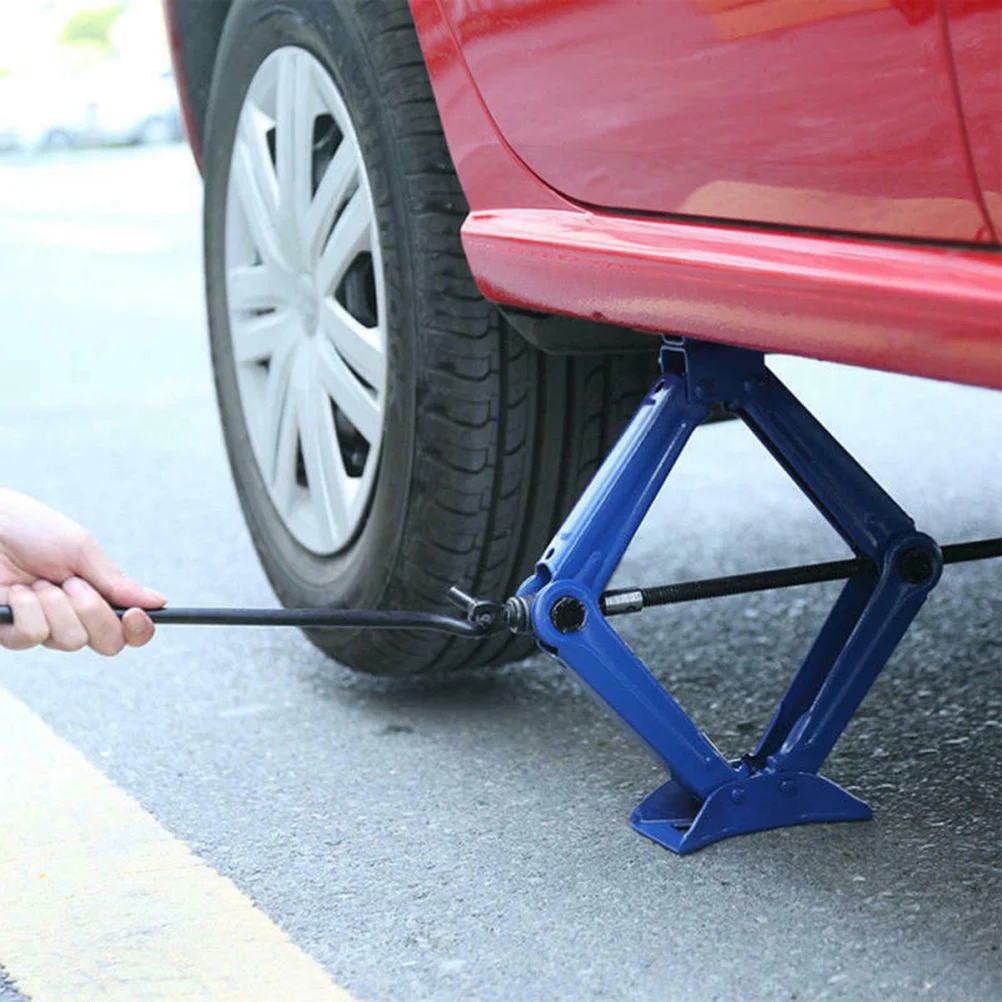 

2 Pcs Portable Hand Tire Changer Automotive Accessories The Tools Scissor Jack Handle