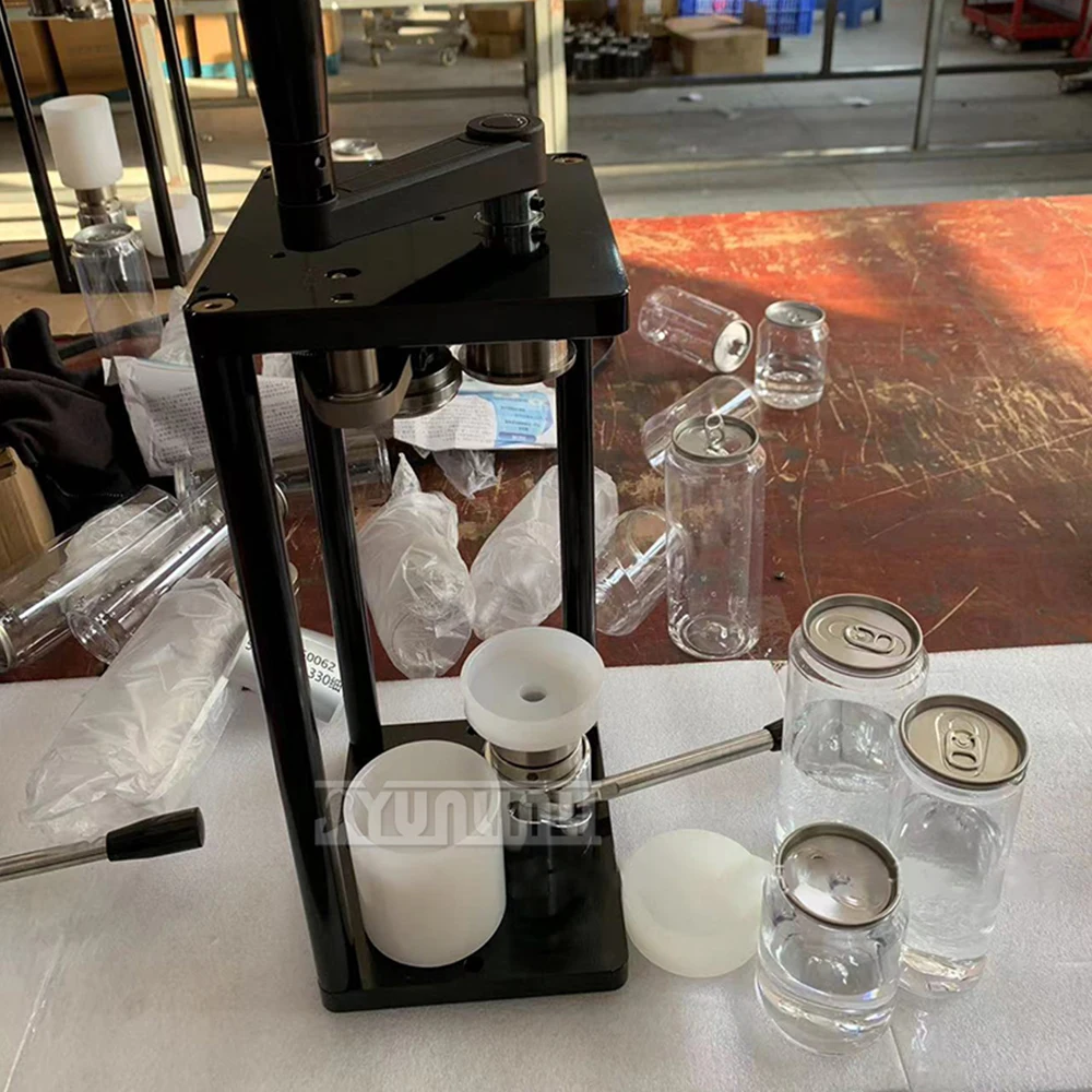 Handheld Can Sealing Machine Portable Manual Rotary Beverage Juice Can Sealer Machine 6