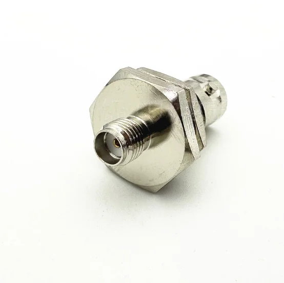 1PC Adapter BNC female Jack to SMA Female jack O-ring bulkhead panel mount connectors