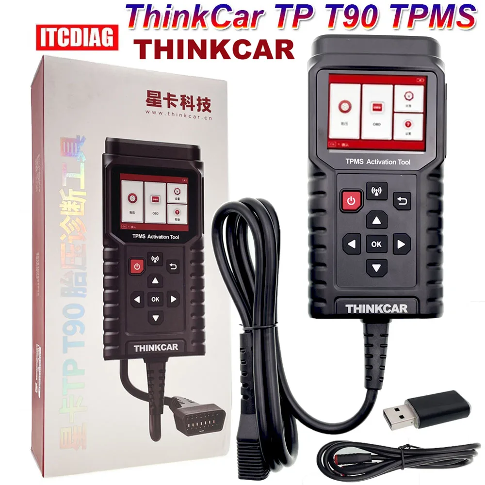 ThinkCar THINKTPMS TP T90 TPMS S2 программатор 315 МГц 433 МГц 2 в 1 инструмент для диагностики давления в шинах автомобиля TPMS датчик сервисный инструмент