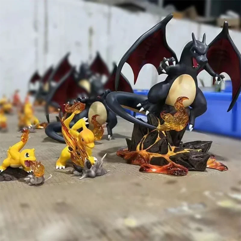 Экшн-фигурка из ПВХ с героями аниме, Покемон, дракофэ, Charmeleon Evolution Ver, игрушечная статуя, Коллекционная модель, игрушки, кукла